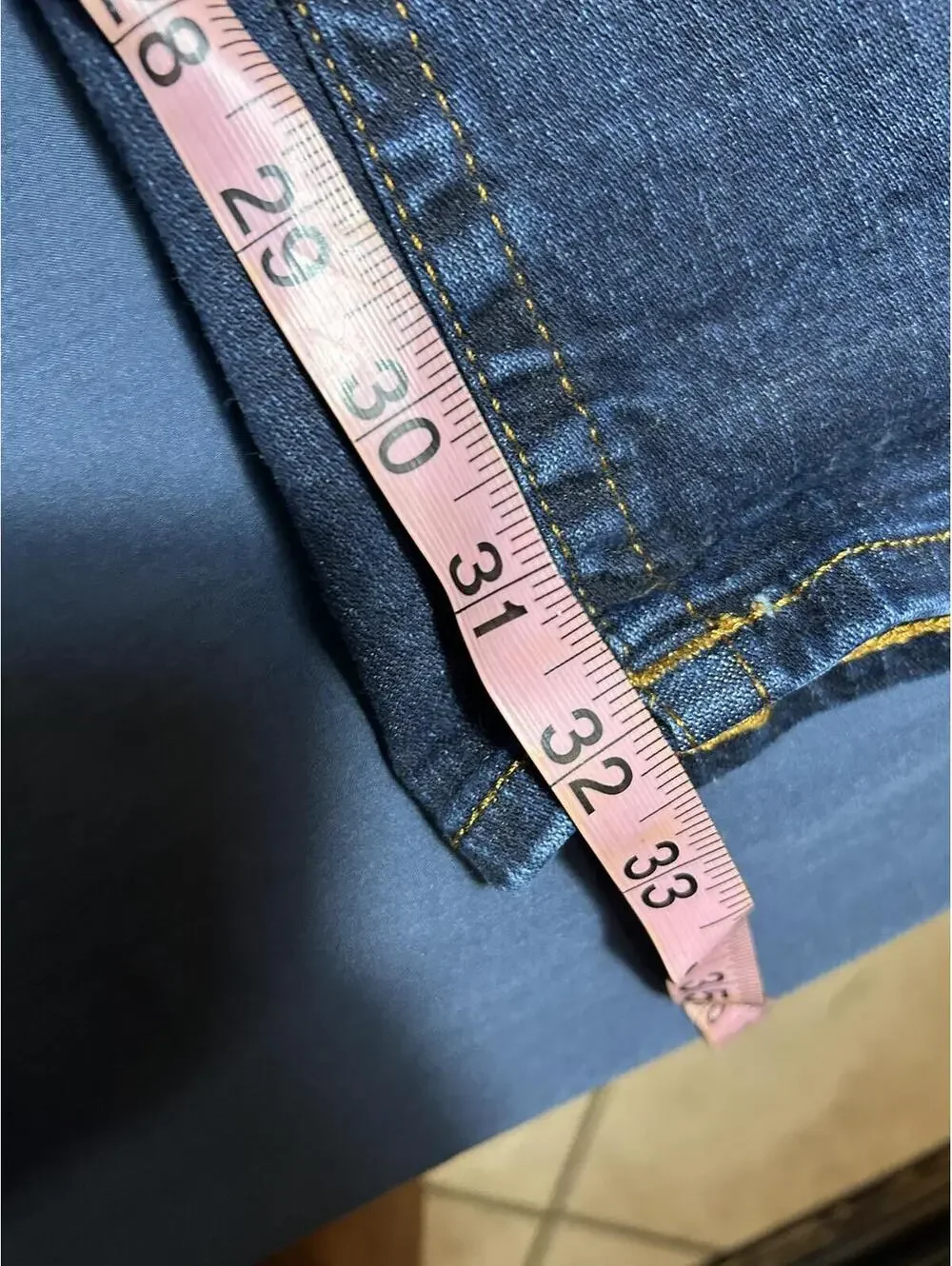 True Religion Men's Dark Wash Bootcut Jeans Size 42